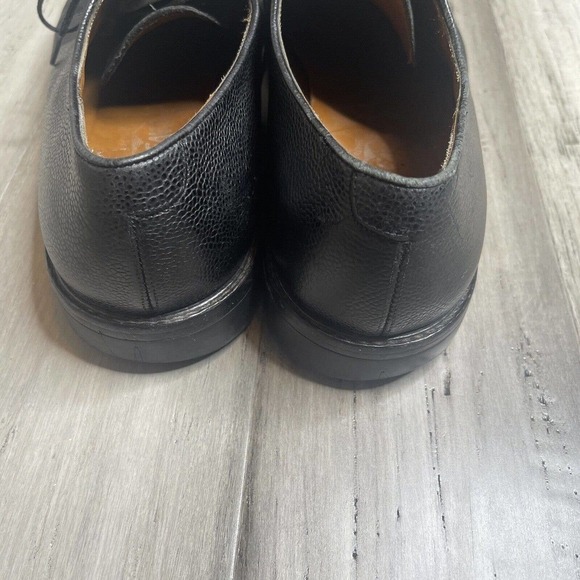 Men's Salvatore Ferragamo Leather Dress Shoes Black Size 12 D - Picture 2 of 8